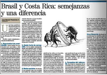 Brasil y Costa Rica 13-07-13
