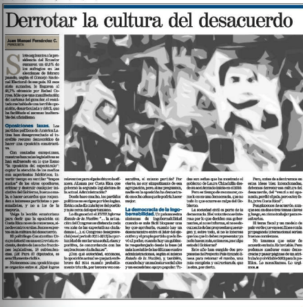 Derrotar cultura del desacuerdo 20-08-13